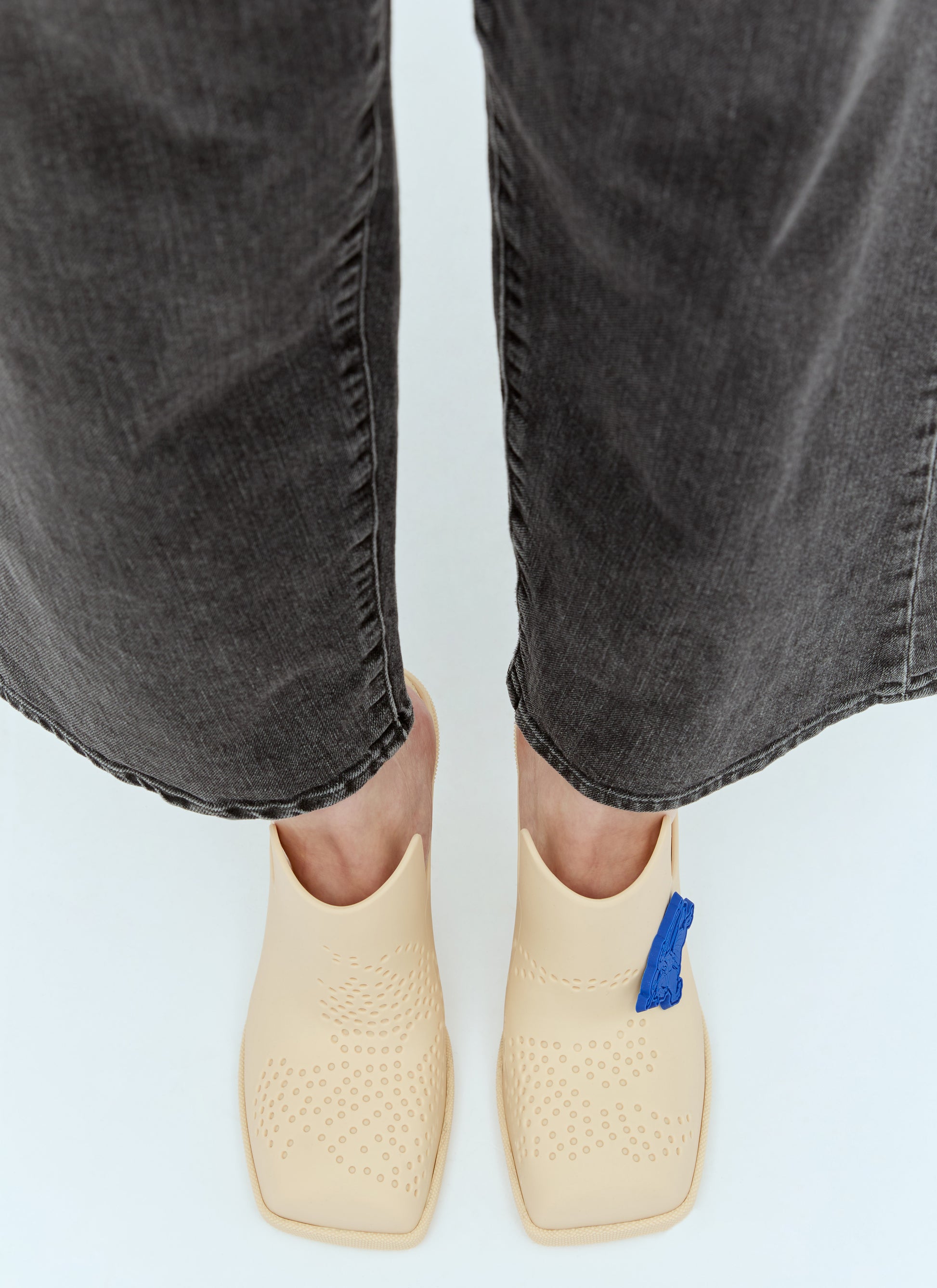 Burberry Women Rubber Highland Mules BURBERRY