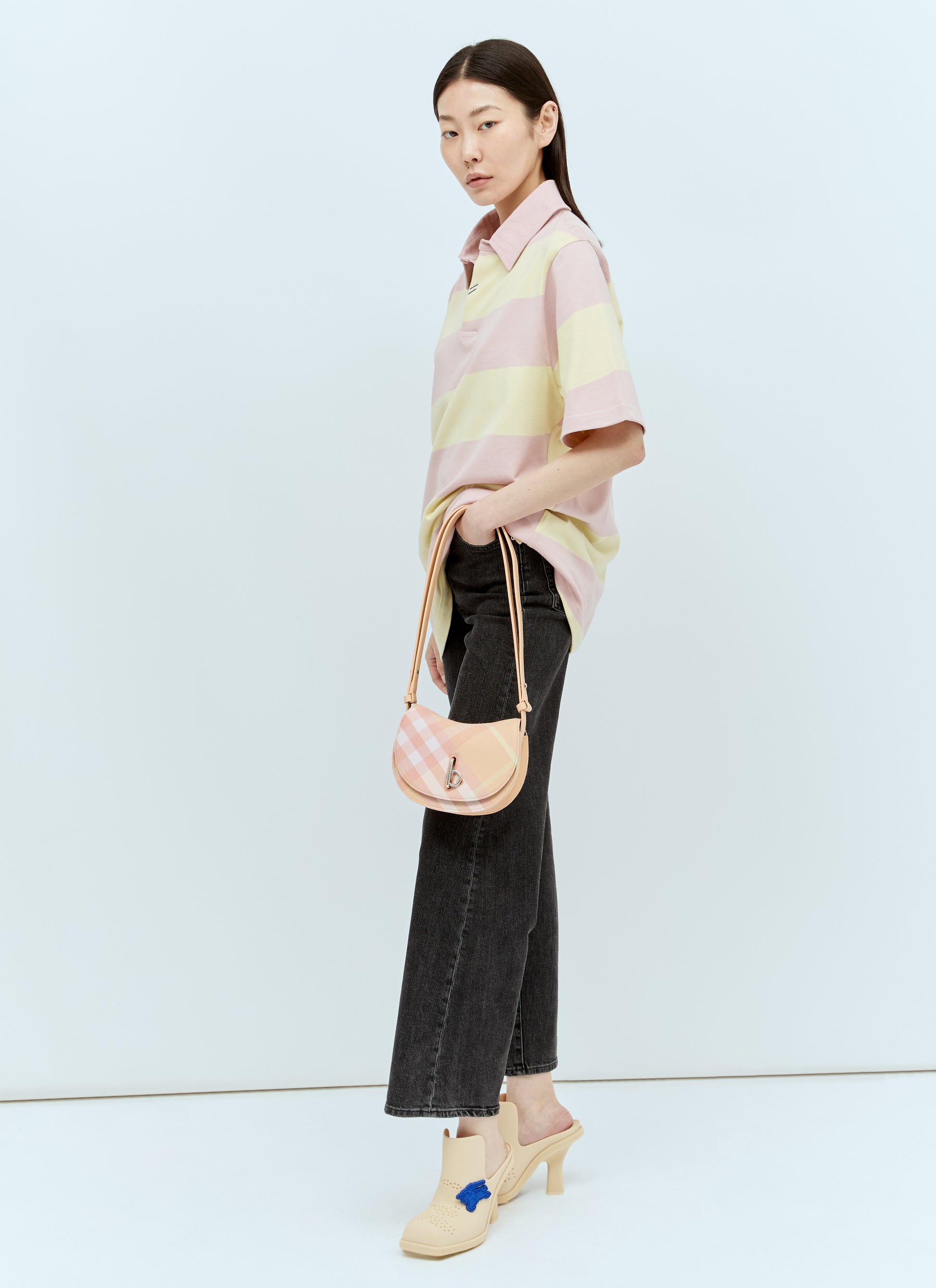 Burberry Women Rubber Highland Mules BURBERRY