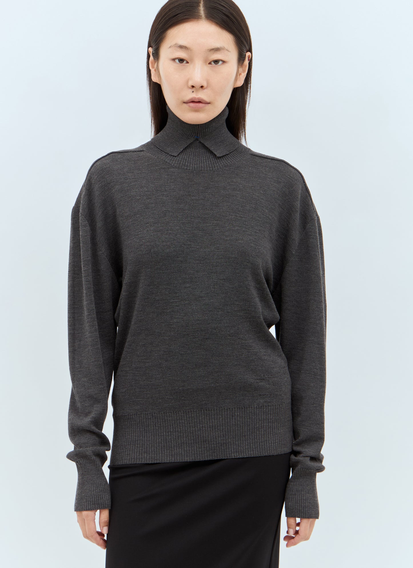 Burberry Women Wool High Neck Sweater BURBERRY