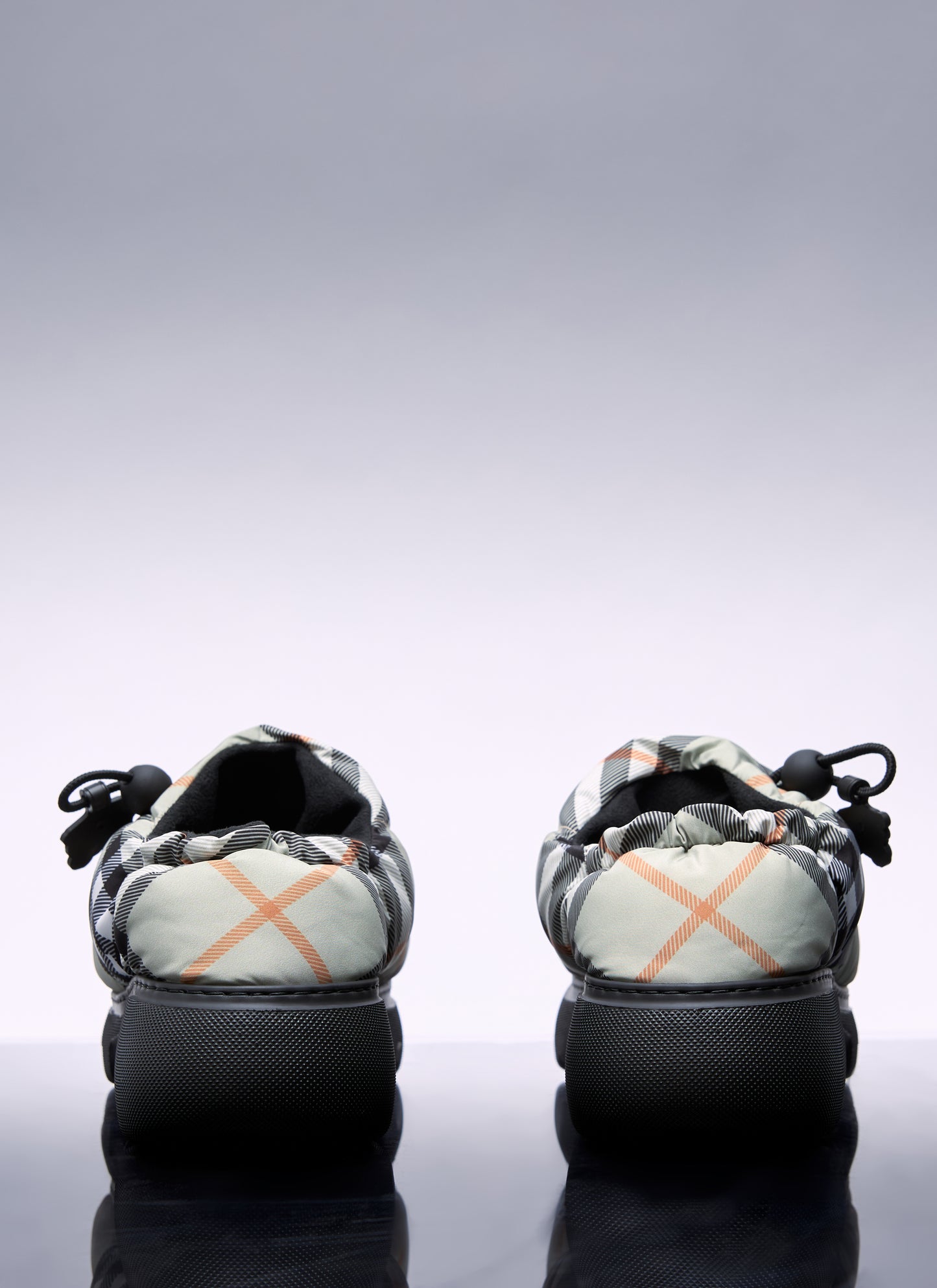 Burberry Women Check Nylon-Blend Pillow Mule BURBERRY