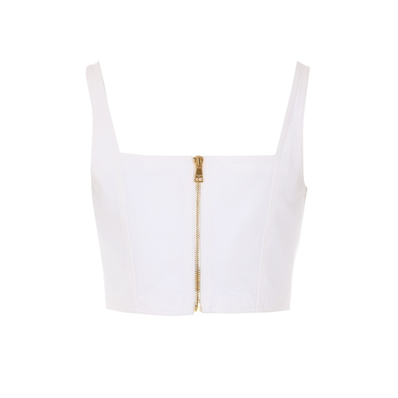 Balmain Women Buttoned Denim Top BALMAIN