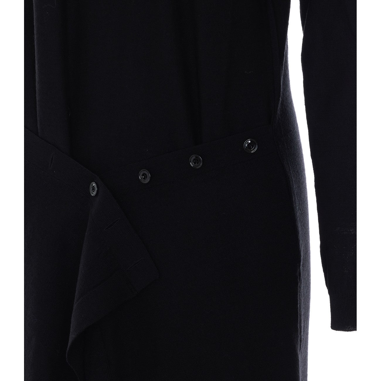 Lemaire Women Buttoned Dress In Merino Wool Blend LEMAIRE
