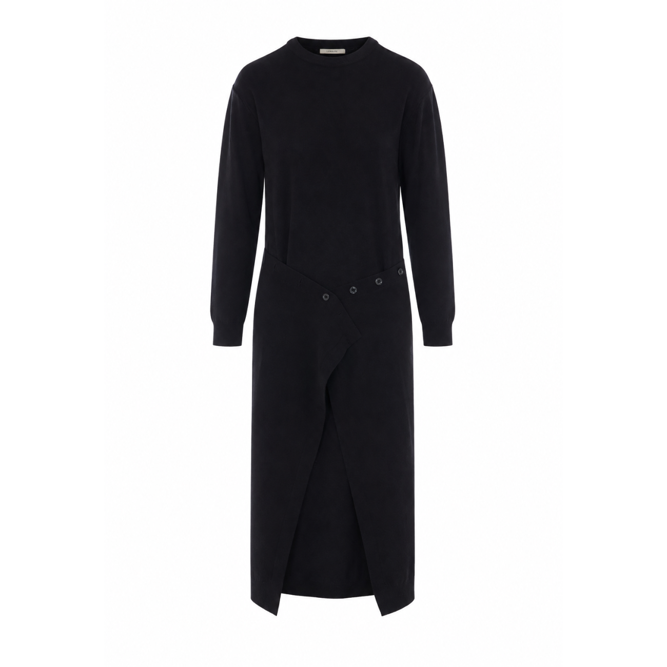 Lemaire Women Buttoned Dress In Merino Wool Blend LEMAIRE