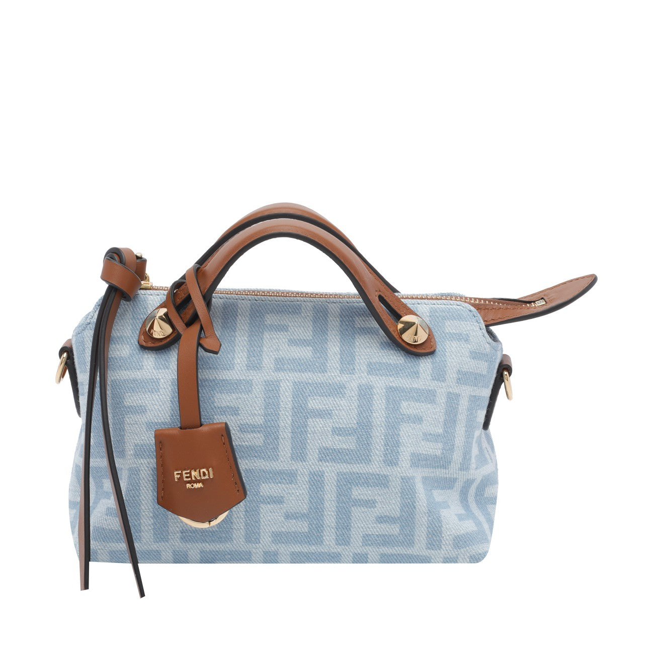 Fendi Women By The Way Soft Mini Denim Crossbody Bag FENDI
