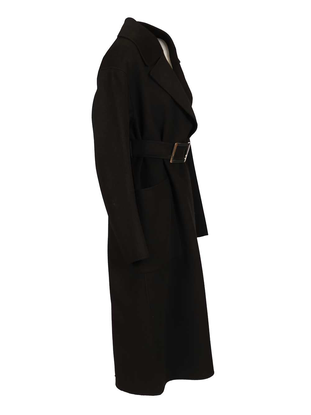 Sportmax Women Pure Wool Dressing Gown Coat SPORTMAX