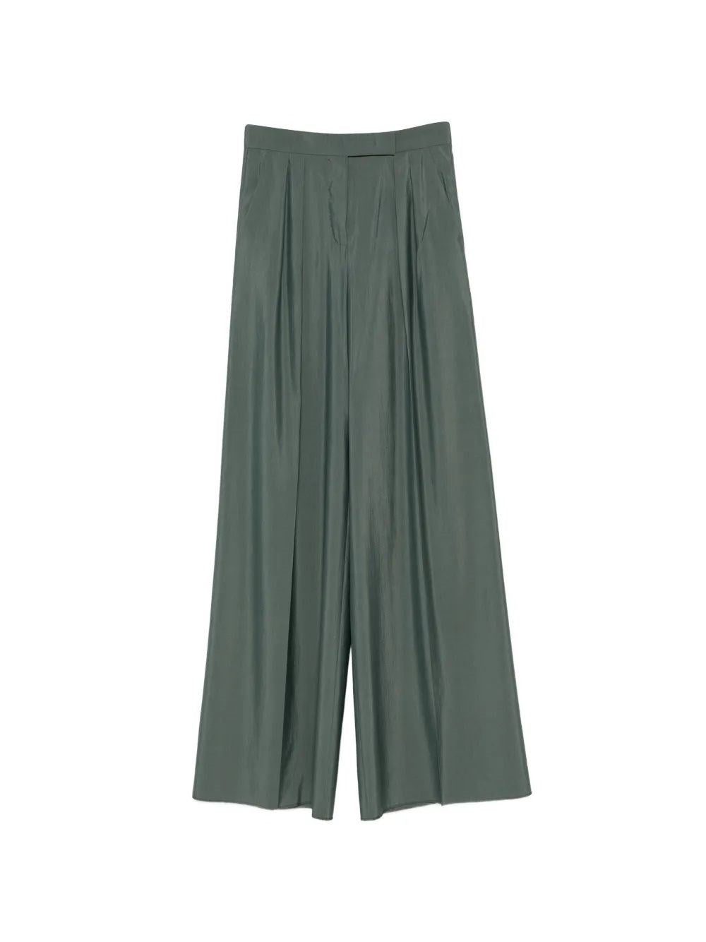 Max Mara Women Wide-Leg Trousers In Wool And Silk MAX MARA