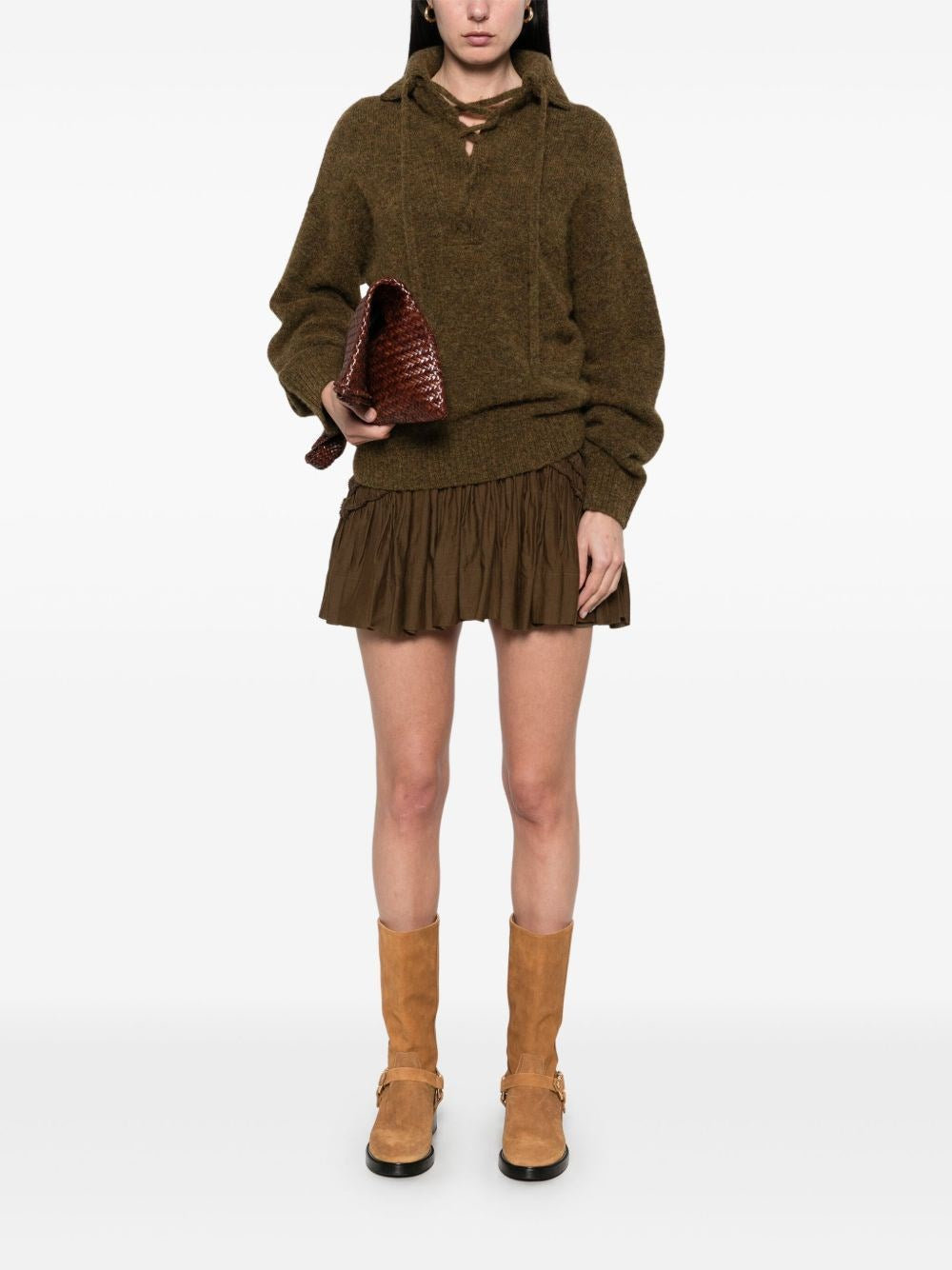 Marant Etoile Women "Phylia" Lace-Up Sweater ISABEL MARANT ETOILE