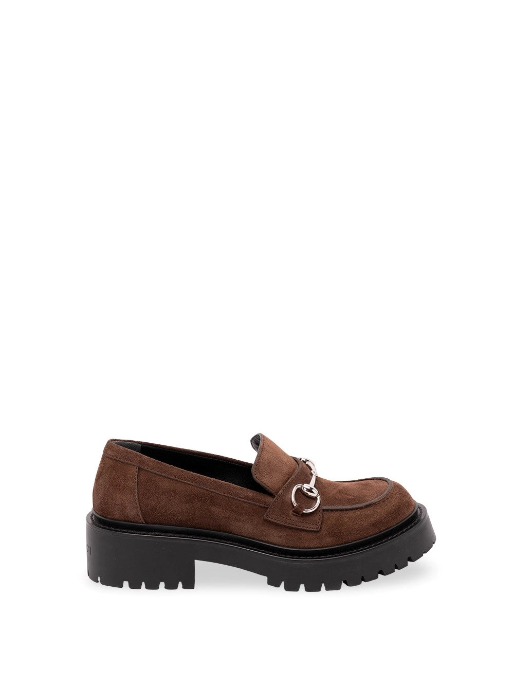 Gucci Women Loafers With Horsebit And Lug Sole GUCCI