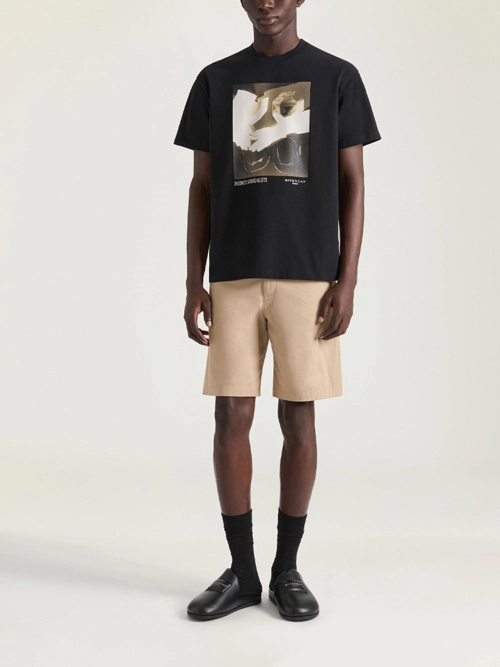 Givenchy Men `Couture` Seam Chino Shorts GIVENCHY