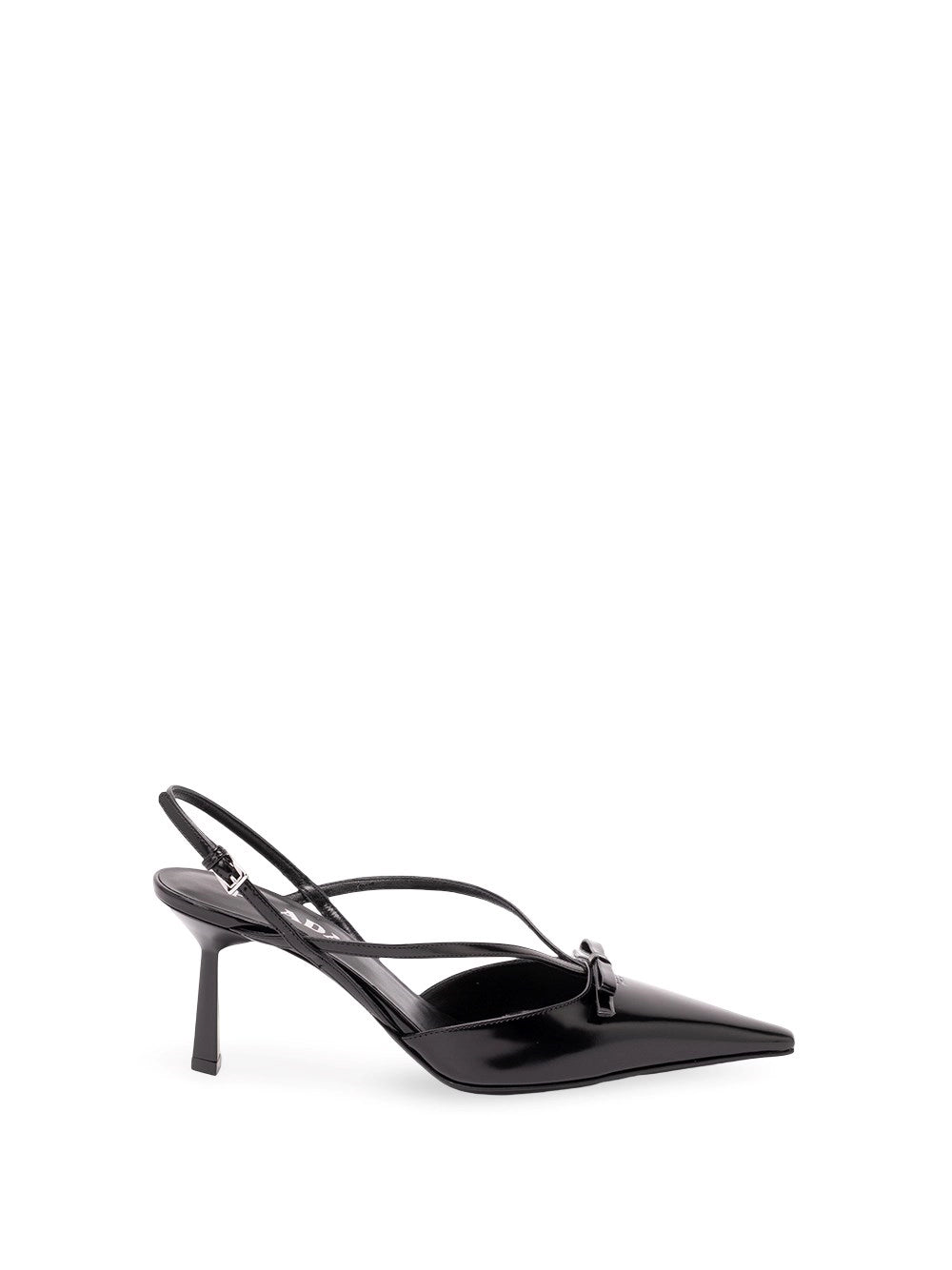 Prada Women Brushed Leather Slingback Pumps PRADA
