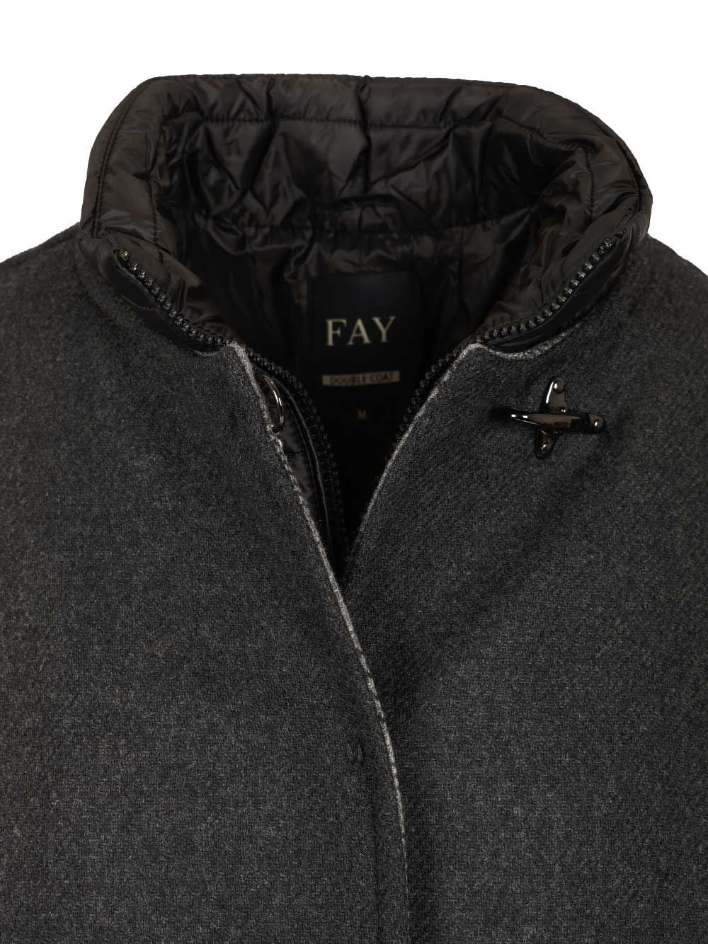 Fay Women Double Cap With Quilted Details FAY