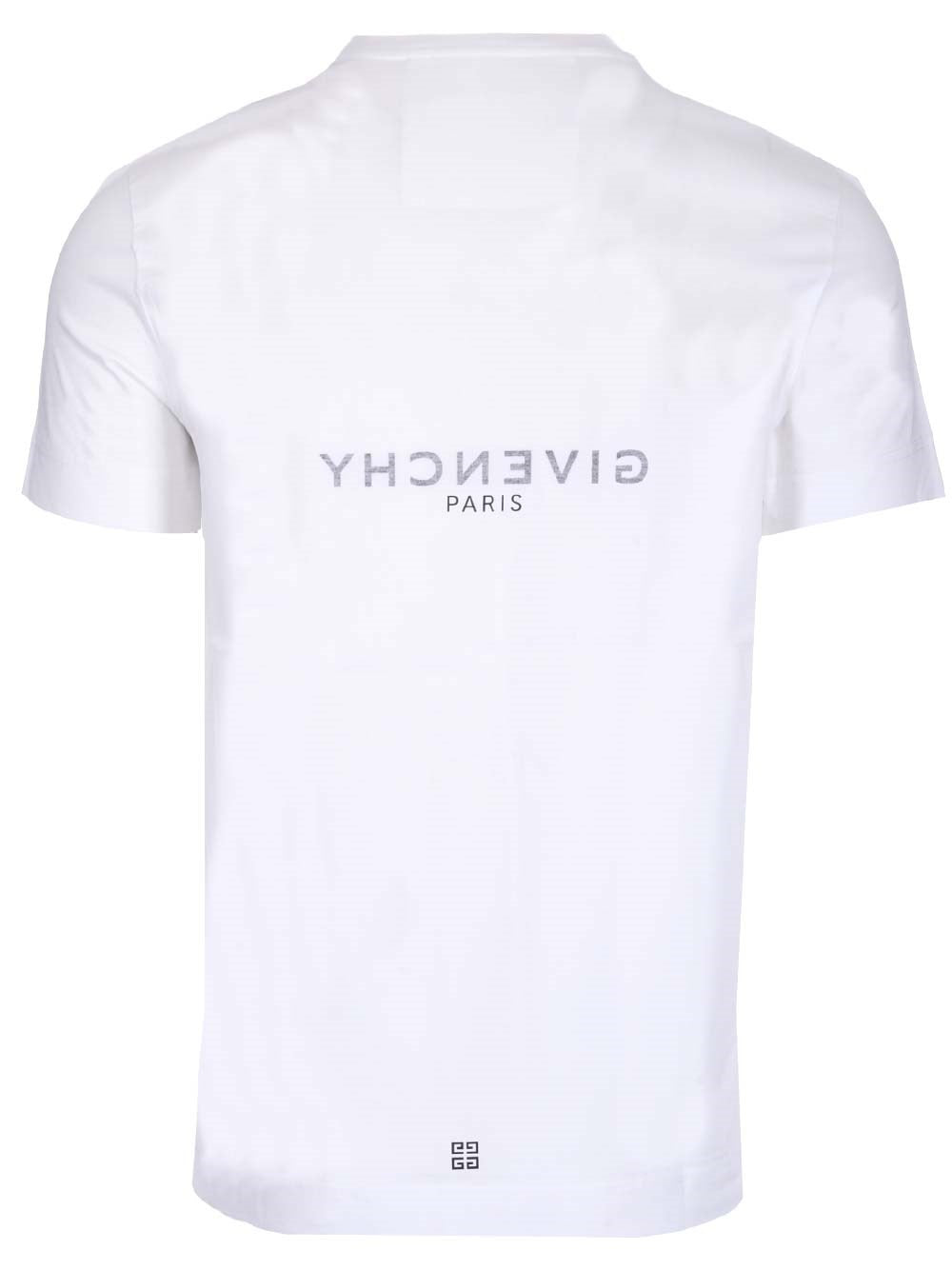 Givenchy Men White "Paris Reverse" T-Shirt GIVENCHY