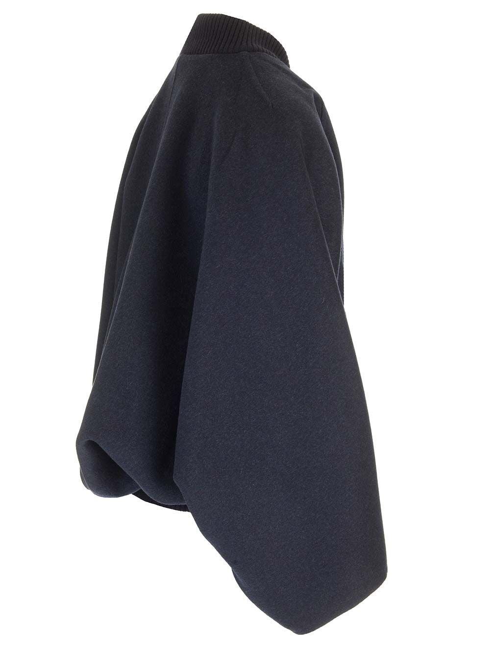 Max Mara Women Navy Blue Cashmere Short Coat MAX MARA