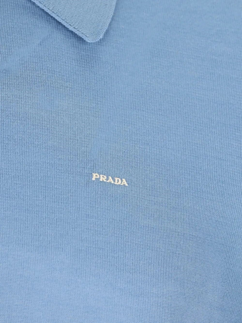 Prada Men Superfine Wool Polo Shirt PRADA