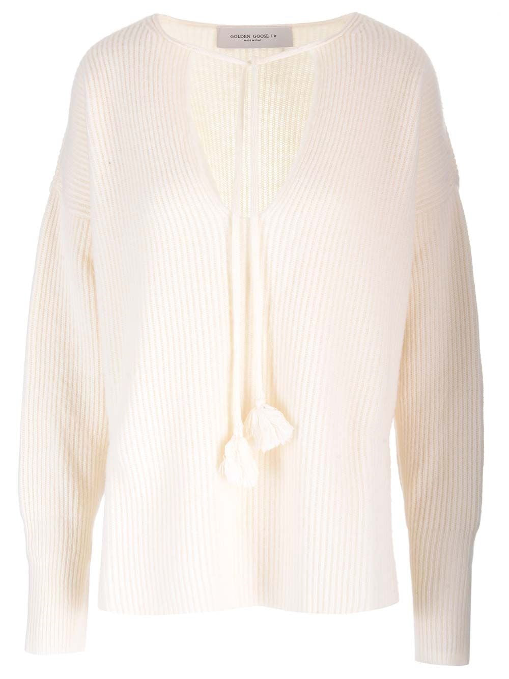 Golden Goose Women Ribbed Wool Sweater GOLDEN GOOSE