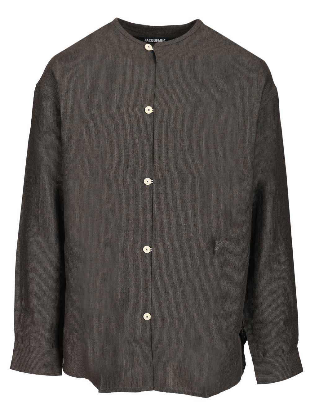 Jacquemus Men Pastro Linen Shirt JACQUEMUS