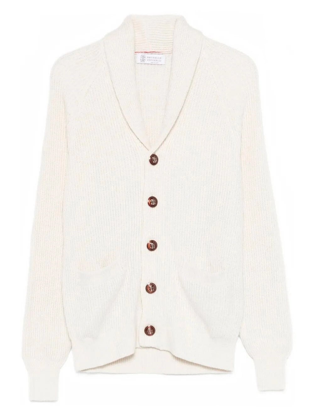 Brunello Cucinelli Men English Rib Knit Cardigan BRUNELLO CUCINELLI