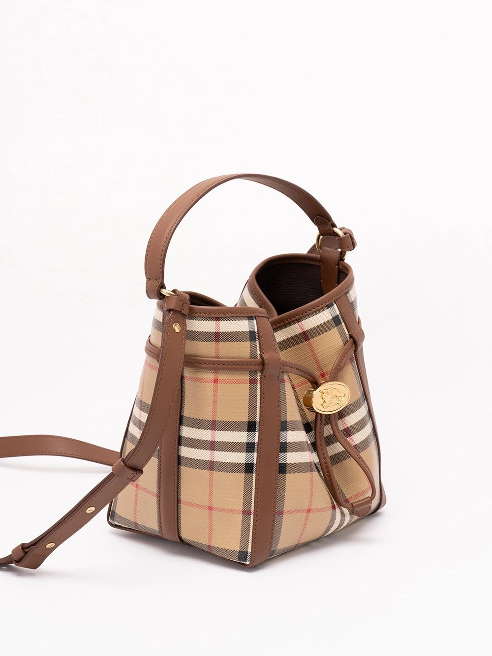 Burberry Women Mini Drawstring Bucket Bag BURBERRY