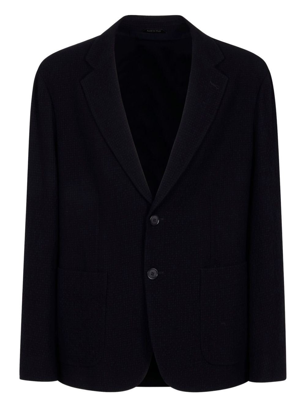 Giorgio Armani Men Single-Breasted Stretch Wool Jacket GIORGIO ARMANI