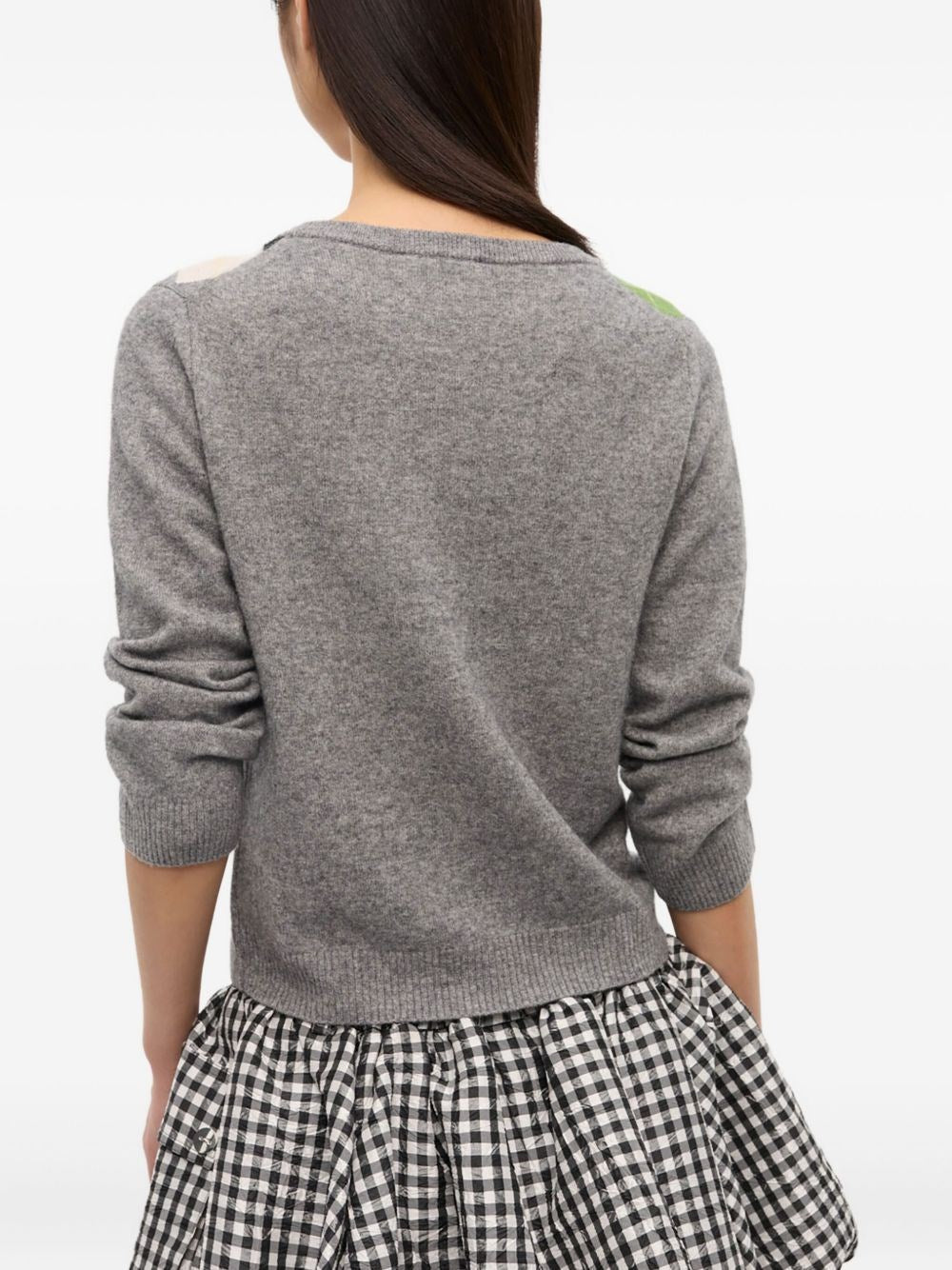Ganni Women Checked Cardigan GANNI