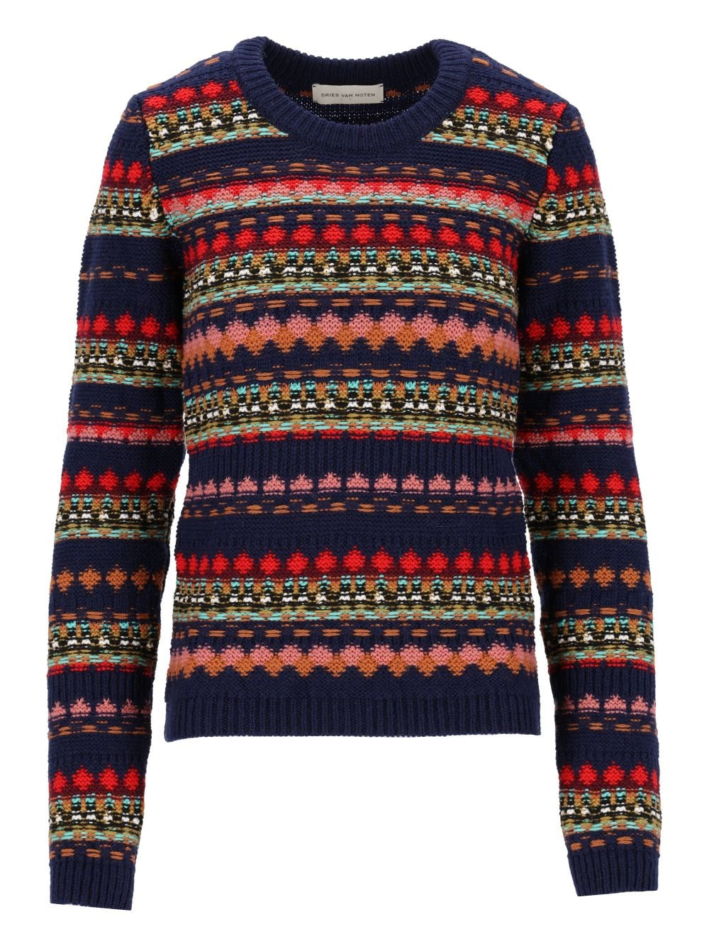 Dries Van Noten Women Jacquard Wool Sweater DRIES VAN NOTEN