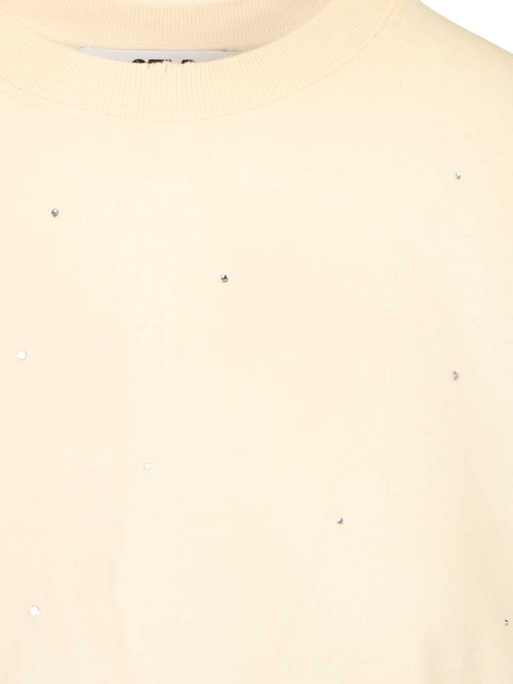 Golden Goose Women T-Shirt With All-Over Crystals GOLDEN GOOSE