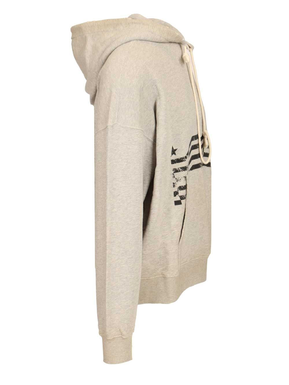 Golden Goose Men Flag Print Hoodie GOLDEN GOOSE