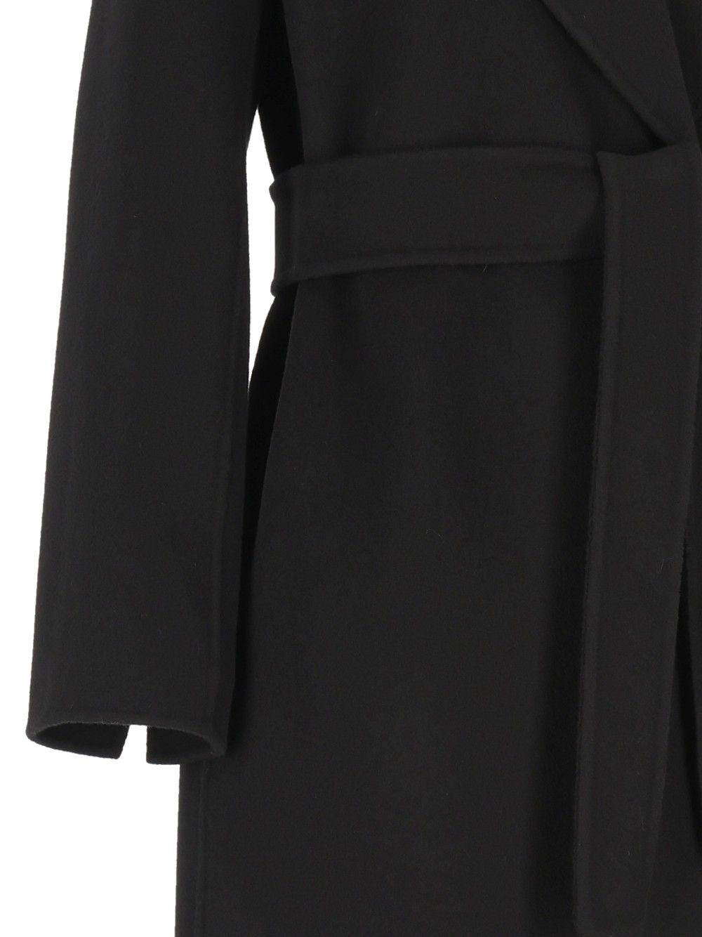 ' S Max Mara Women Poldo Wool Drap Dressing Gown Coat ' S Max Mara