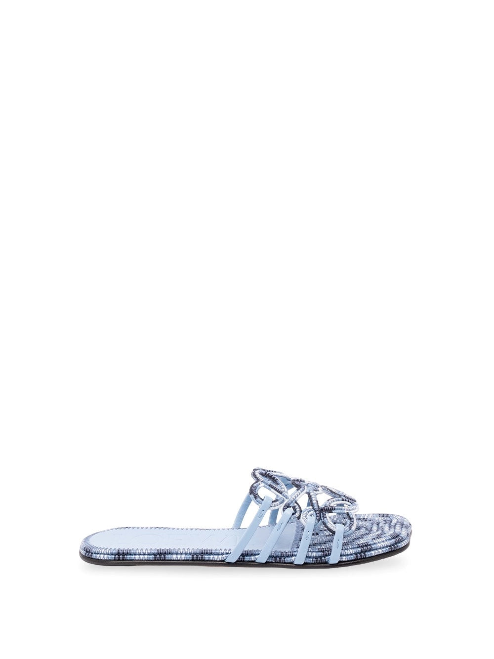 Loewe Women Paula`S Ibiza `Petal Anagram` Embroidery Slides LOEWE