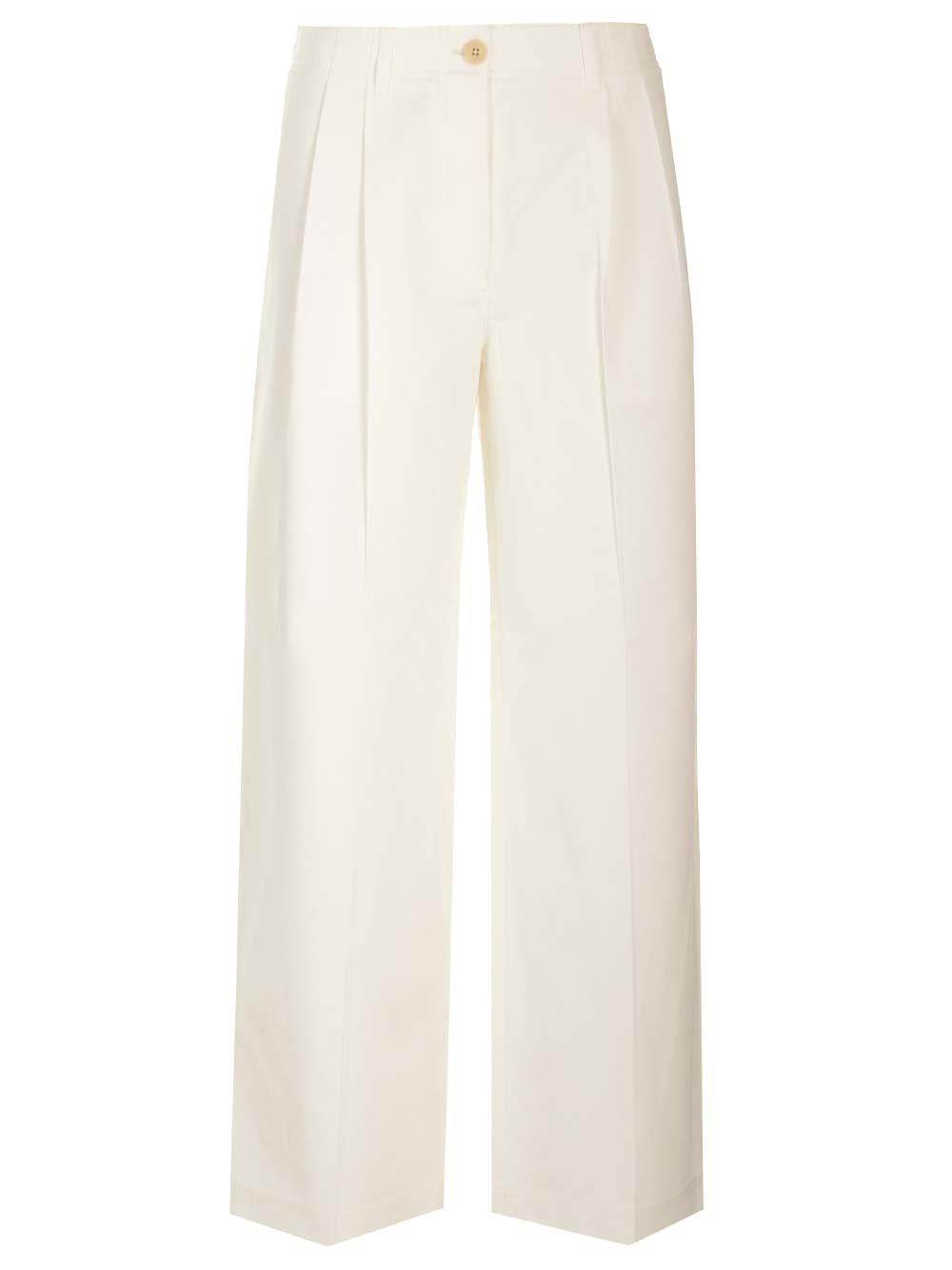 Toteme Women Cotton Twill Trousers TOTEME