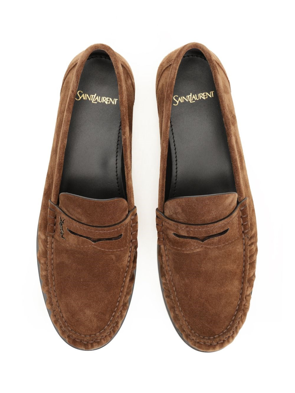 Saint Laurent Men "Le Loafer Supple" Suede Moccasins SAINT LAURENT