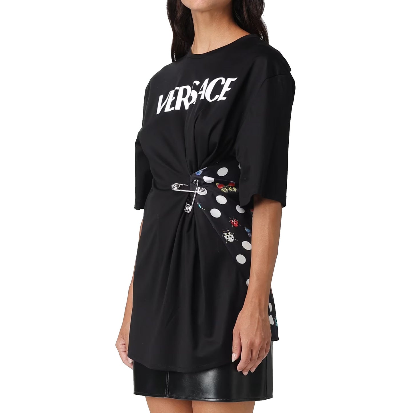 Versace X Dua Lipa Butterfly Print T-Shirt Women VERSACE