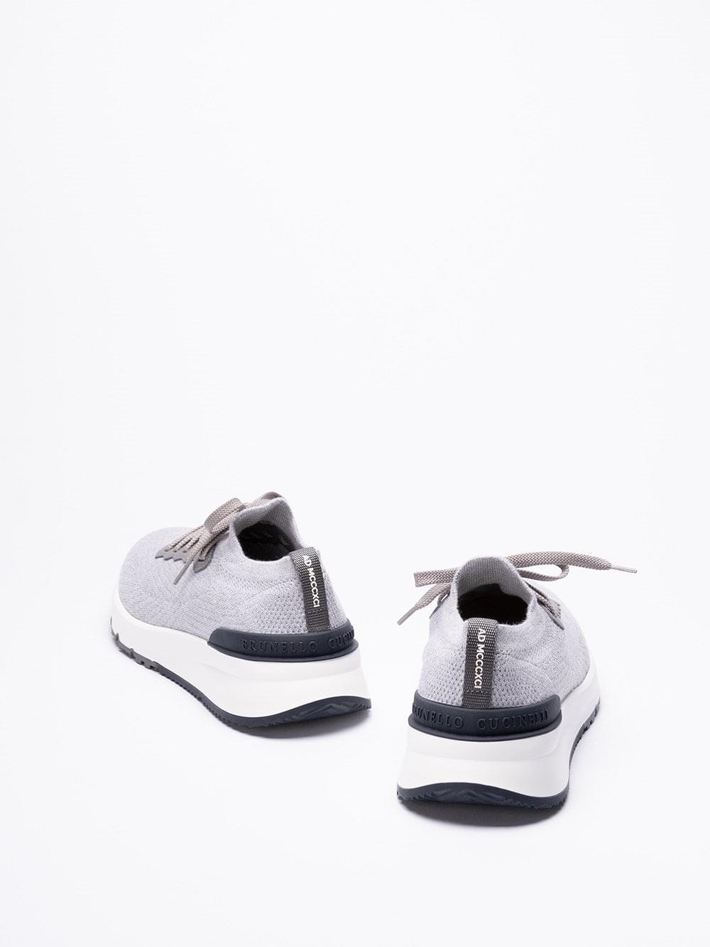 Brunello Cucinelli Men Knit Sneakers BRUNELLO CUCINELLI