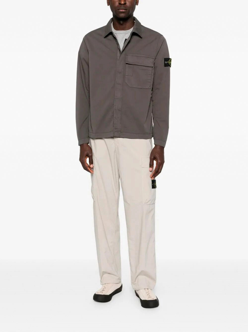 Stone Island Men Stretch Cotton Tela `Paracadute` Pants STONE ISLAND
