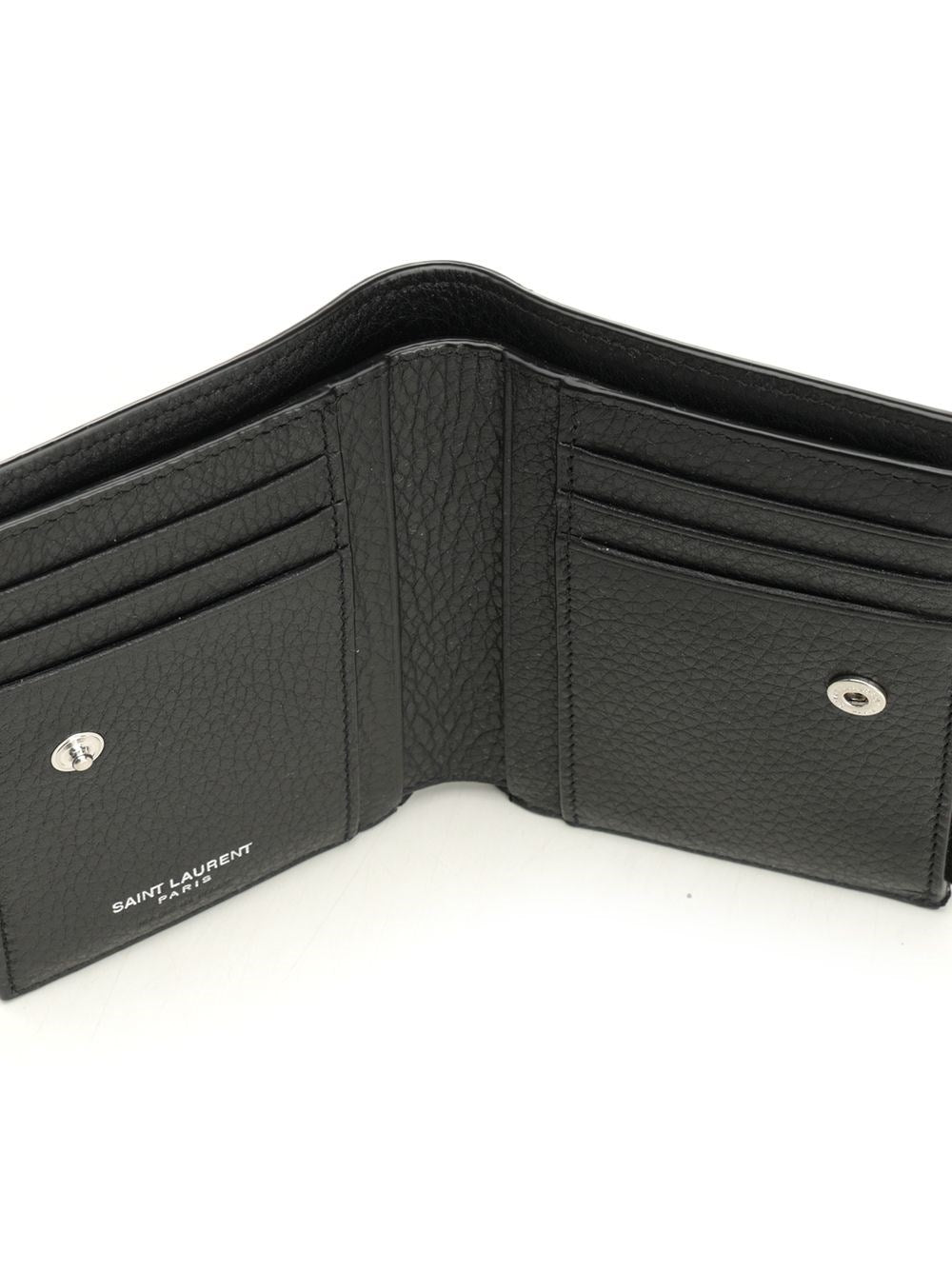 Saint Laurent Men "Tiny Cassandre" Bi-Fold Wallet SAINT LAURENT