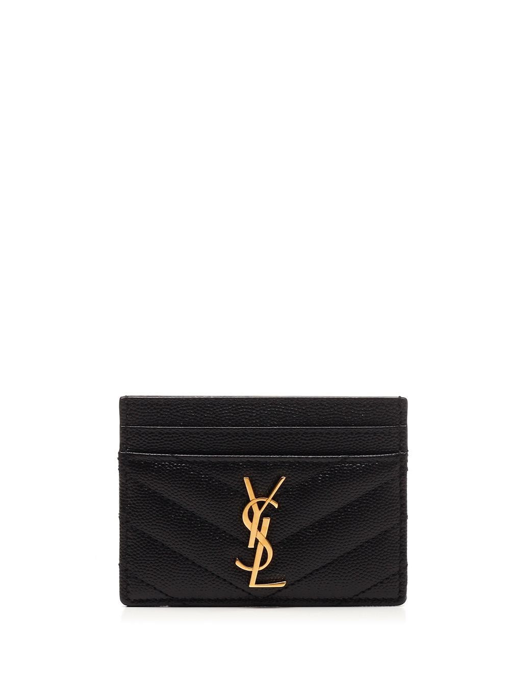Saint Laurent Women Monogram Card Case SAINT LAURENT
