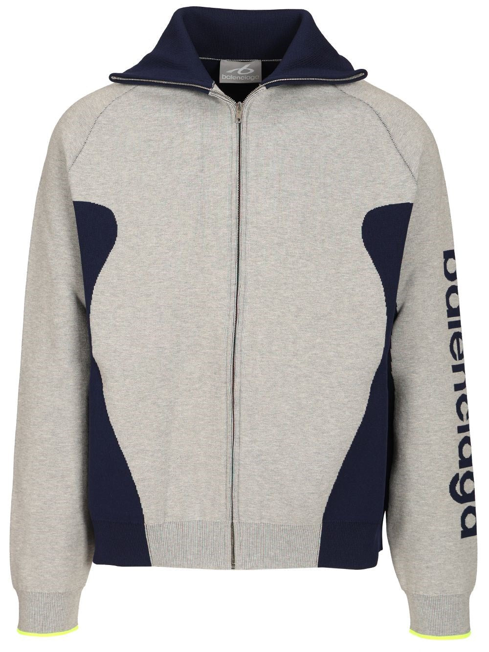 Balenciaga Men Knitted Cardigan With Zip Bodies BALENCIAGA
