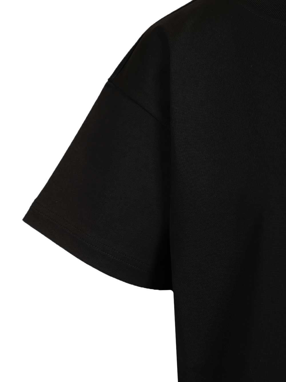 Alaïa Women Cotton Jersey T-Shirt With Fringe ALAIA