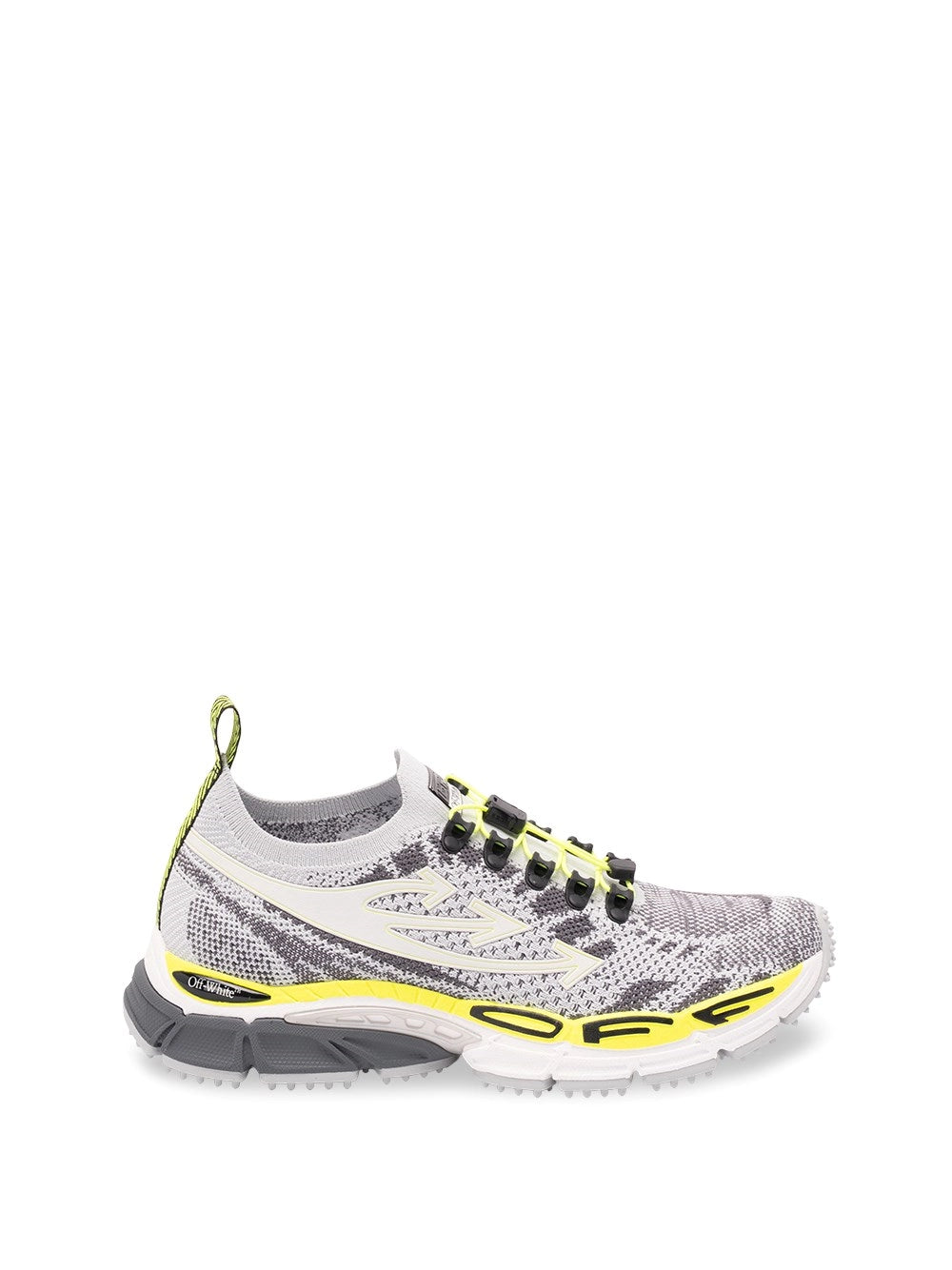 Off White Men `Ow Be Right Back Knit` Sneakers OFF-WHITE