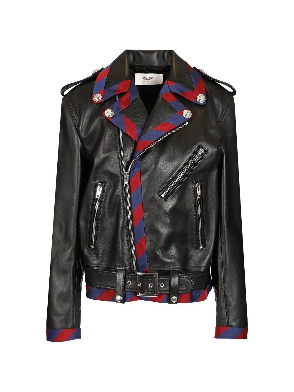 Celine Men Biker Galon Club Leather CELINE