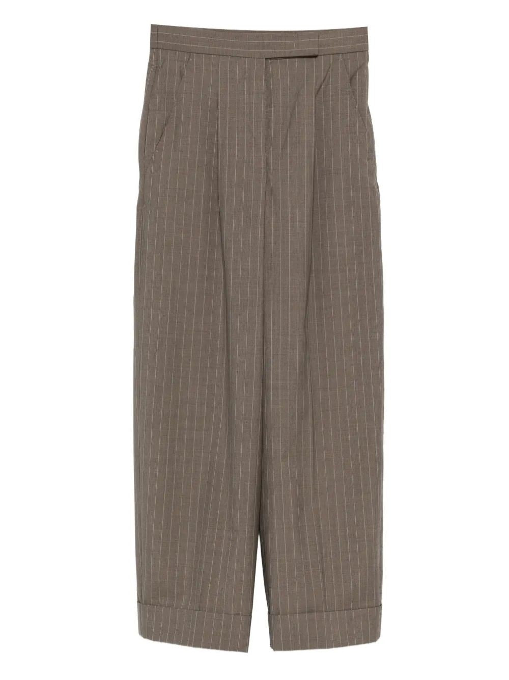 Max Mara Women Pinstriped Trousers MAX MARA