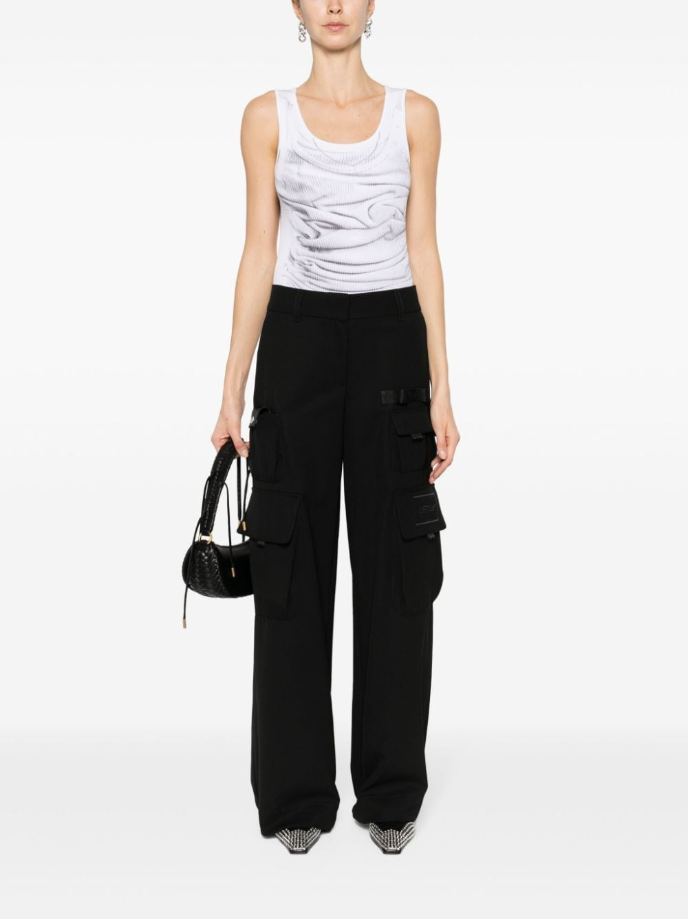 Off-White Women Black "Toybox" Cargo Pants OFF-WHITE
