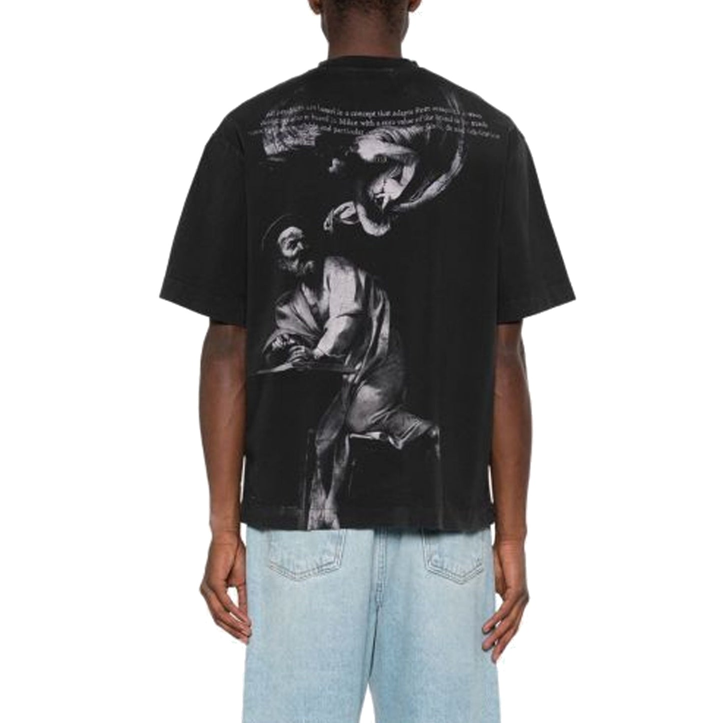 Off White S.Matthew Skate Logo-Print T-Shirt Men OFF-WHITE