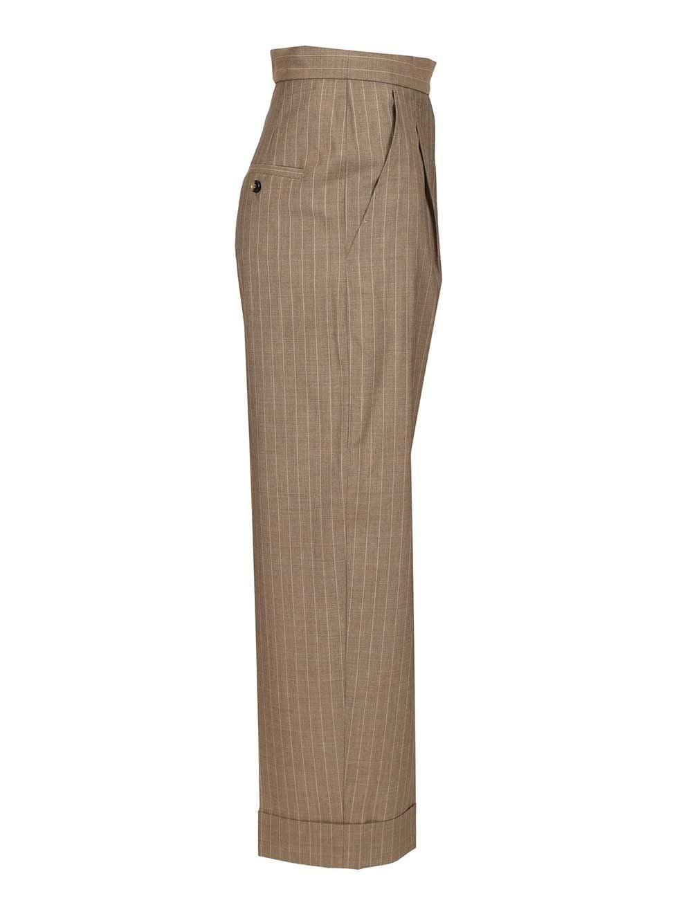 Max Mara Women Pinstriped Trousers MAX MARA