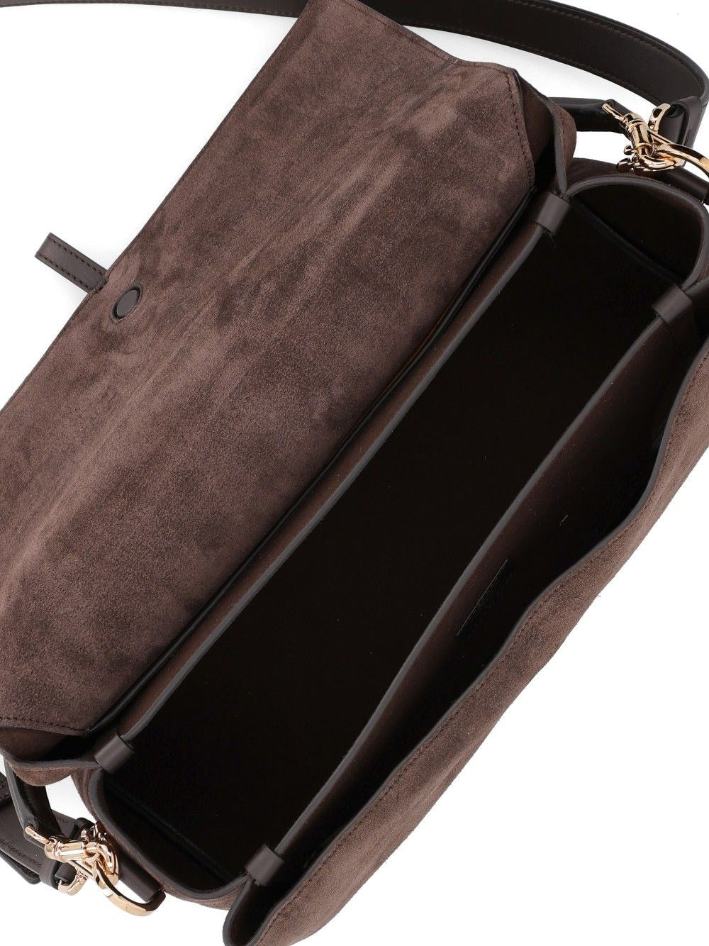 Tod's Women Small “Flap T Timeless” Bag In Suede TOD'S