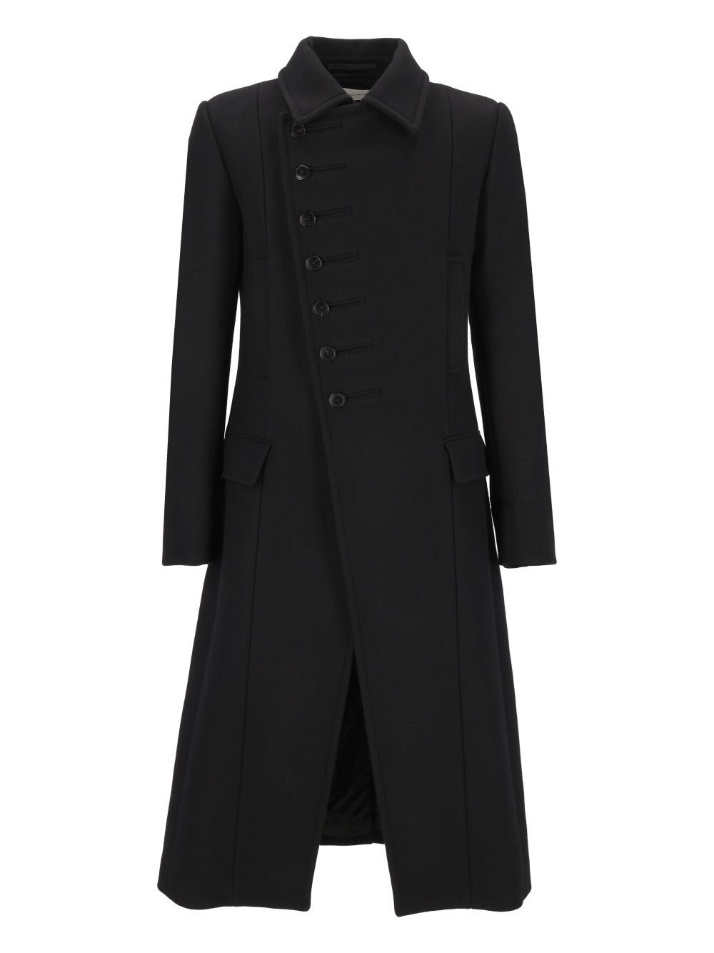 Dries Van Noten Men Long Coat With Asymmetric Buttons DRIES VAN NOTEN