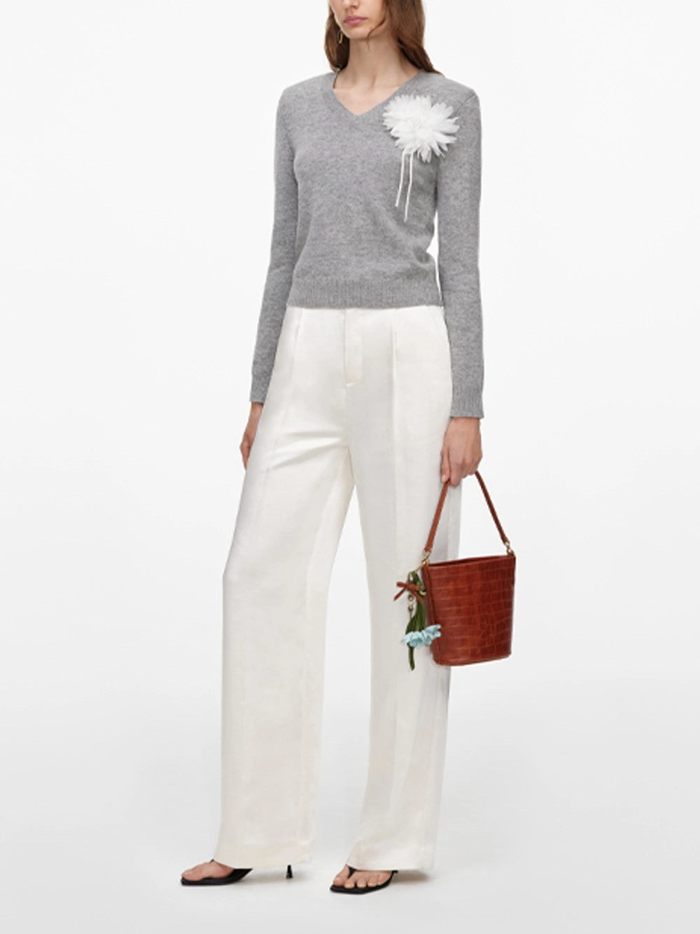 Self-Portrait Women Flower Wool Jumper SELF-PORTRAIT