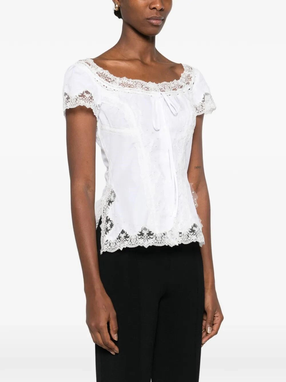 Ermanno Scervino Women Shirt With Embroidery ERMANO SCERVINO