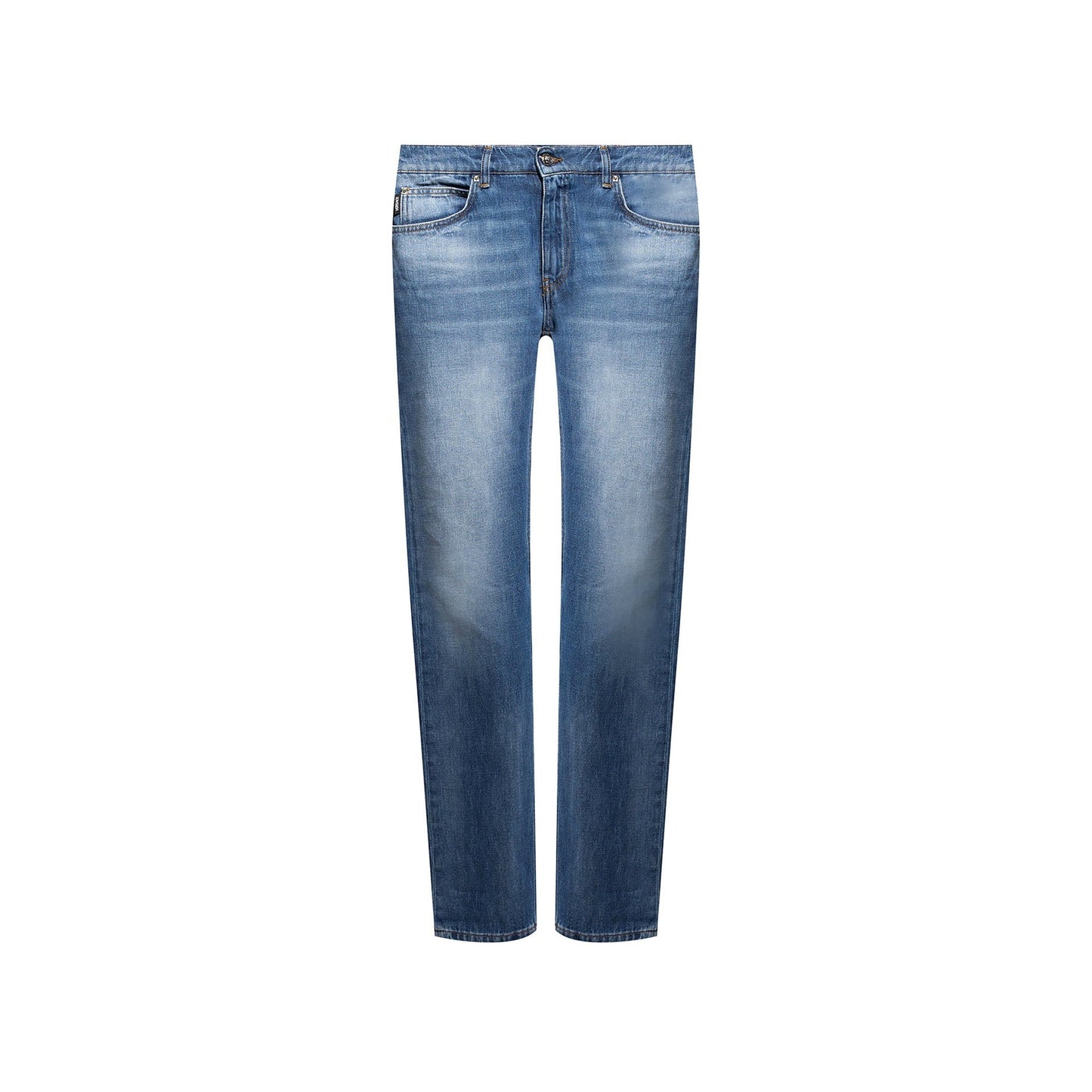 Versace Cotton Logo Denim Jeans Men VERSACE