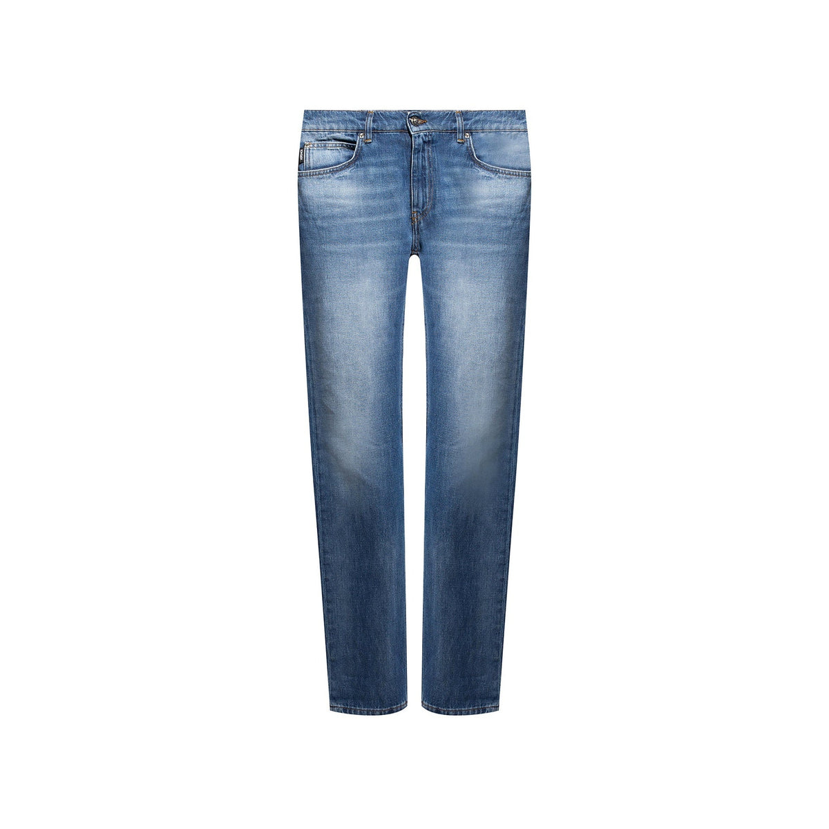 Versace Cotton Logo Denim Jeans Men VERSACE